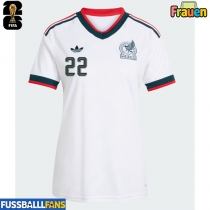 Mexiko Hirving Lozano #22 Auswärtstrikot Frauen WM 2026 Kurzarm